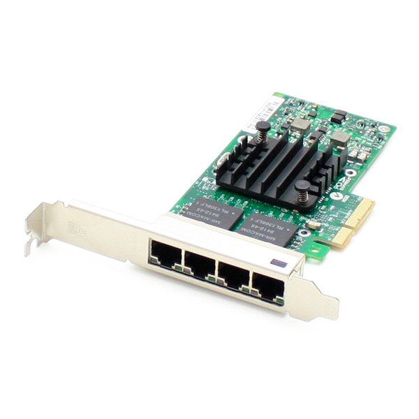 Add-On 1Gbs Quad Rj-45 Pcie X4 Nic Dell Compat 430-4432-AO - main